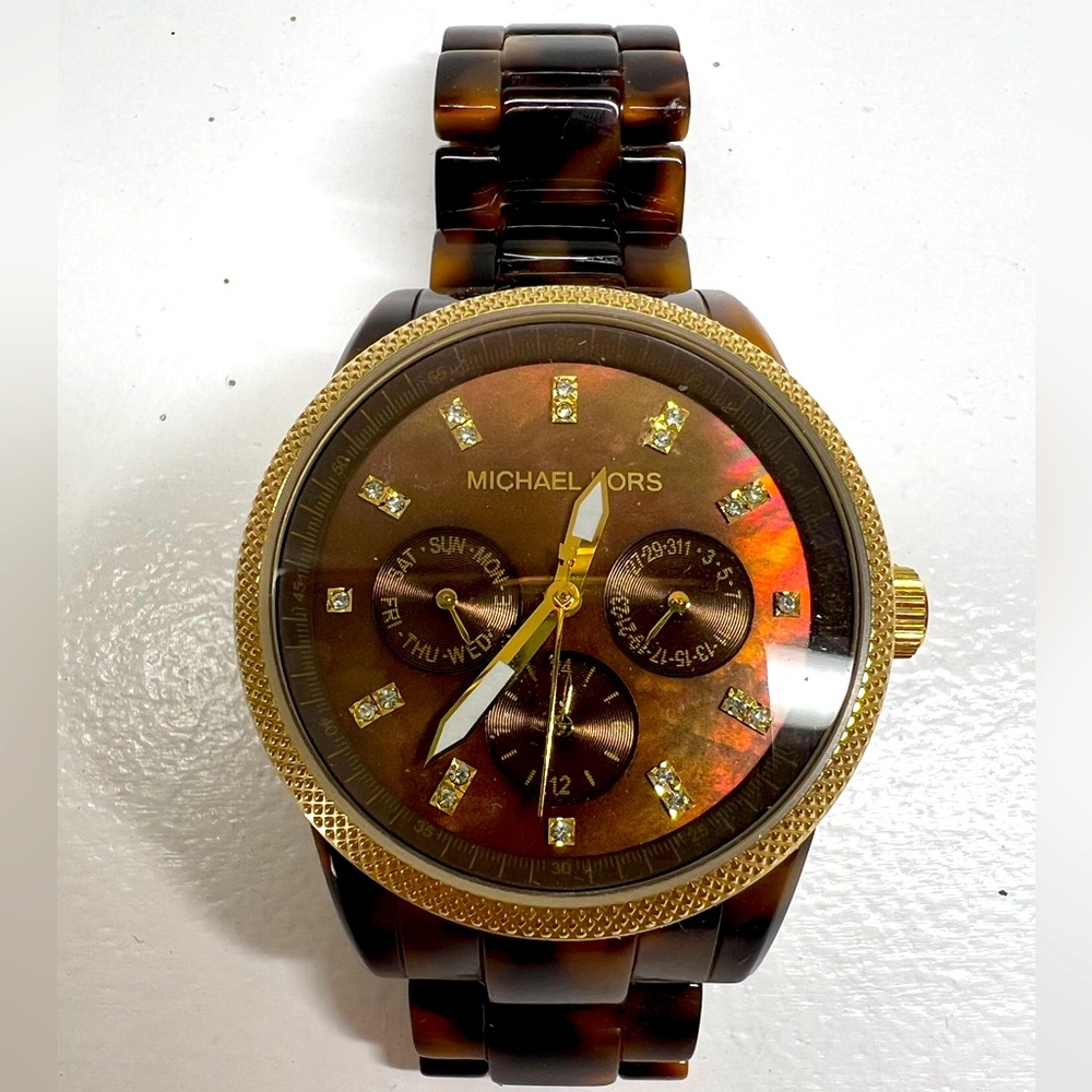 Michael Kors Tortoise Watch